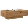 Image de vidaXL Table basse chêne artisanal 100x495x31 cm bois dingénierie 856405