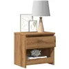 Image de vidaXL Table de chevet chêne artisanal 40x30x39 cm bois dingénierie table dappoint armoire de lit table dappoint pour 856408
