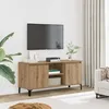 Image de vidaXL Meuble TV chêne artisanal 102x35x50 cm bois dingénierie 856431