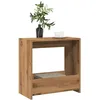 Image de vidaXL Table dappoint chêne artisanal 50x26x50 cm bois dingénierie table dextrémité table dappoint de canapé table de 856539