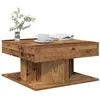 Image de vidaXL Table basse vieux bois 55x55x30 cm bois dingénierie table dappoint table de salon table latérale bout de 856632