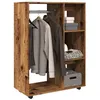 Image de vidaXL Garde-robe vieux bois 80x40x110 cm bois dingénierie armoire de rangement organisateur de garde-robe organisateur 856668