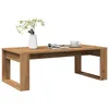 Image de vidaXL Table basse chêne artisanal 102x50x35 cm bois dingénierie table dappoint table de salon table latérale bout de 856681