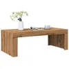 Image de vidaXL Table basse chêne artisanal 102x50x35 cm bois dingénierie table latérale table de salon table daccent bout de 856683