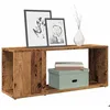 Image de vidaXL Meuble TV vieux bois 80x24x32cm bois dingénierie banc TV meuble hifi centre de divertissement buffet TV meuble 856732