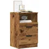 Image de vidaXL Tables de chevet 2 pcs vieux bois 40x36x65 cm bois dingénierie armoire meubles de chambre à coucher support de 856845