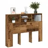 Image de vidaXL Armoire de tête de lit vieux bois 140x19x1035 cm 856868