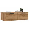 Image de vidaXL Armoire murale chêne artisanal 68x30x20 cm bois dingénierie armoire suspendue étagère murale étagère flottante 856984