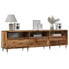 Image de vidaXL Meuble TV vieux bois 150x30x445 cm bois dingénierie banc TV meuble télé meuble multimédia buffet TV meuble 857185