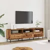 Image de vidaXL Meuble TV vieux bois 150x30x445 cm bois dingénierie banc TV meuble télé meuble multimédia buffet TV meuble 857191