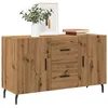 Image de vidaXL Buffet chêne artisanal 100x36x60 cm bois dingénierie meuble de rangement meuble de rangement de cuisine meuble de 857323