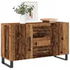 Image de vidaXL Buffet vieux bois 100x36x60 cm bois dingénierie meuble de rangement meuble de rangement de cuisine meuble de 857324
