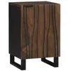 Image de Meuble de salle de bain - vidaXL - Noyer - 38x335x58 cm - Bois dingénierie - Durabilité - Efficacité spatiale