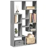 Image de vidaXL Bibliothèque sonoma gris 72x20x120 cm bois dingénierie étagère étagère de rangement support à livres étagère à 858161