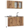 Image de vidaXL Ensemble darmoires de cuisine 4 pcs Kalmar bois dingénierie ensemble darmoires étagère de rangement placard 3314859