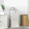 Image de Armoire de salle de bain avec tiroir - VIDAXL - VIGO - Bois manguier & pin massif - Marron/Marron miel - 375x34x80 cm