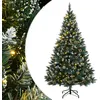 Image de Sapin de Noël artificiel - 150 cm - 150 LED - Multicolore - 8 modes déclairage