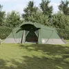 Image de Tente - Dôme verte - 6 personnes - Imperméable - 335x721x212 cm