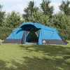 Image de vidaXL Tente familiale avec toit Bleu et gris 721 x 335 x 212 cm 4100671
