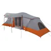 Image de Tente familiale imperméable - vidaXL - 721x335x212 cm - Gris et Orange - Polyester - Résistante UV - Pliable - Portable