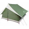 Image de Tente familiale imperméable - vidaXL - 315x286x200 cm - Vert et Blanc - 7 personnes - Résistant aux UV - Pliable
