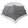 Image de Tente moustiquaire avec toit - vidaXL - 380x380x225 cm - Gris - Polyester - Résistant à leau - Résistant aux UV