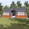 Image de vidaXL Tente familiale avec toit Gris et orange 622 x 295 x 238 cm 4100702
