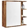 Image de vidaXL Armoire à miroir de salle de bain vieux bois 625x205x64 cm armoire de salle de bain avec miroir armoire de 856177