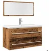 Image de vidaXL Ensemble de meubles salle de bain 2 pcs bois dingénierie 856388