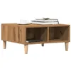 Image de vidaXL Table basse chêne artisanal 60x60x30 cm bois dingénierie table dappoint table de salon table latérale bout de 856441