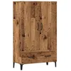 Image de vidaXL Buffet haut vieux bois 70x31x115 cm bois dingénierie 856924