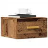 Image de vidaXL Table de chevet murale vieux bois 35x35x20 cm 857063