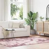 Image de vidaXL Tapis Shaggy à poils longs rose poudré 160x230 cm polyester tapis tapis de chambre tapis moderne tapis de salon 4102841