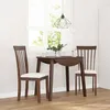 Image de vidaXL Chaises à manger coussins 2 pcs marron bois massif caoutchouc chaise à dîner chaise chaise de salon chaises à 4102387