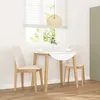 Image de vidaXL Chaises à manger coussins 2 pcs bois massif caoutchouc chaise à dîner chaise chaise de salon chaises à dîner 4102445