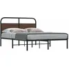 Image de vidaXL Cadre de lit sans matelas 120x190 cm chêne marron 4100304