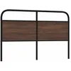 Image de vidaXL Tête de lit de remplacement chêne marron 160 cm acier et bois dingénierie 4100342