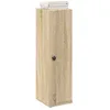 Image de vidaXL Meuble de salle de bain avec porte-rouleau chêne sonoma 858517
