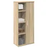 Image de vidaXL Meuble de salle de bain avec porte-rouleau chêne sonoma 858526