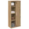 Image de vidaXL Meuble de salle de bain avec porte-rouleau chêne artisanal 858532