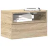 Image de vidaXL Tables de chevet murales 2 pcs chêne sonoma 45x26x285 cm armoire de chevet flottante armoire de chevet suspendue 858601