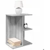 Image de vidaXL Table de chevet sonoma gris 465x29x61 cm bois dingénierie table de nuit table de lit table de bout armoire de 858660