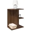 Image de vidaXL Table de chevet chêne marron 46 5x29x61 cm bois dingénierie table de nuit table de lit table de bout armoire de 858662