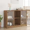 Image de vidaXL Buffet chêne artisanal 102x37x755 cm bois dingénierie 3318725