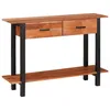 Image de VIDAXL Table console en acacia massif 110 x 30 x 75 cm Marron