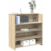 Image de vidaXL Bureau réception chêne sonoma 100x50x1035 cm bois dingénierie 3324162