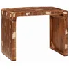 Image de Table dappoint rectangulaire - vidaXL - Bois recyclé solide - 60x35x46 cm - Marron - Usage intérieur - Montage facile