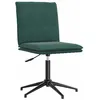 Image de vidaXL Chaise de salle à manger Vert foncé Velours chaise chaise de salon chaise daccent chaise de cuisine siège de 4101269