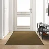 Image de Tapis de porte - Marron - 120x250 cm - Antidérapant - Lavable en machine