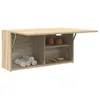 Image de vidaXL Armoire murale de bain chêne sonoma 80x25x40 cm bois ingénierie 860087